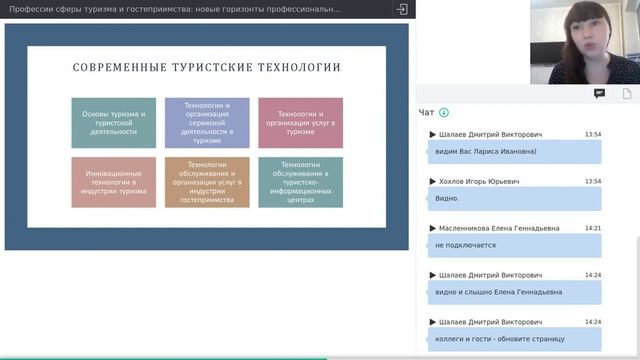 Профессии сферы туризма и гостеприимства новые горизонты профессиональных возможностей бакалавриат
