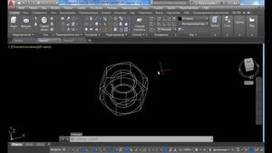 3d моделирование и визуализация гайки в AutoCAD 2016