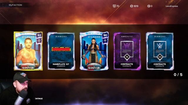 WWE 2k23 Survivor Series MYFACTION pack opening + REWARD REVEAL! смотреть онлайн