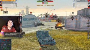 WoT Blitz - Бывший ПЛОМБИР научит играть на FV4005 ●Ученик GSR1989 нагнул всех- World of Tanks Blit