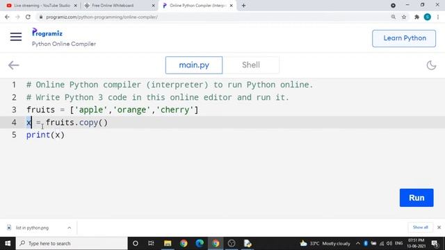 List Object in Python | Complete Tutorial for beginners in Tamil | 2021
