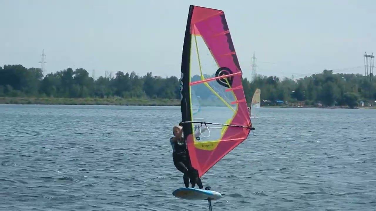 Парусная доска с фойлом (с подводным крылом) смотреть онлайн