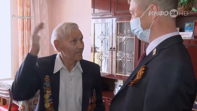 В канун Дня Победы представители партии «Единая России» поздравили ветеранов (2021-05-08) смотреть онлайн