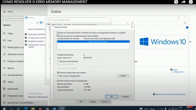 Como Corrigir o Erro de Tela Azul "Memory Management” смотреть онлайн