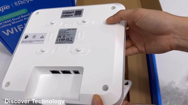 ĐẬP HỘP BỘ PHÁT Wi-Fi ỐP TRẦN HOẶC GẮN TƯỜNG RUIJIE RG-RAP2260(G) #ruijie #wifi