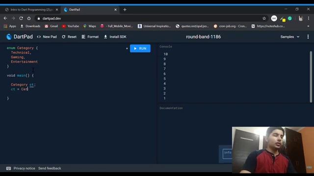 Intro to Dart Programming: Loops, Enumeration & Functions