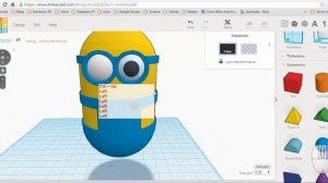 Design a Minion with Tinkercad