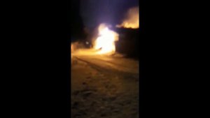 Пожар в Северобайкальске | Щитовой дом 19.01.2018