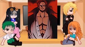 Straw Hats React To Shanks // One Piece // Gacha Club