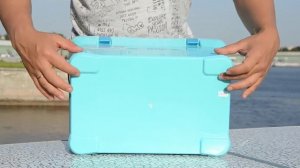 Термобокс термоконтейнер SHINWA Aqua Blue 15A