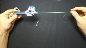 Как оснастить зимнюю удочку  на балансир ? Простая оснастка зимнего удилища для блеснения окуня