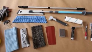 Покраска пола - перечень инструментов