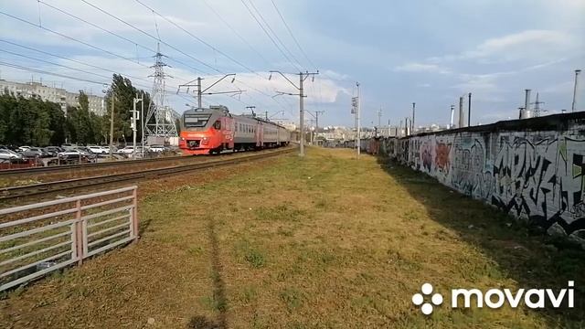 ЭП3Д-0039 на перегоне Н.Новгород - Толоконцево. смотреть онлайн
