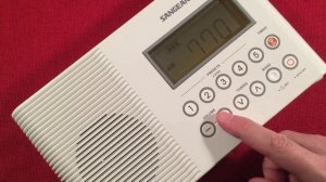 Sangean H201 AM FM WX Waterproof Radio Evening AM Chicago Area