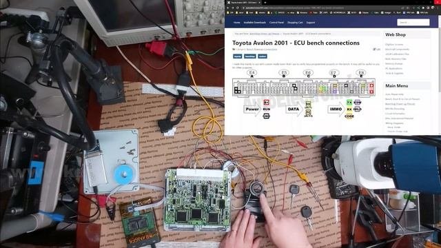 Programming Virgin EEPROM Memory In Toyota ECU For Immobilizer Master Key Programming: All Keys Los