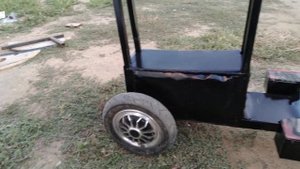 самодельный трех колёсный самокат с гироскутера 3