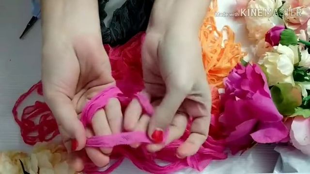 КИТАЙ! 100 метров эластичной тесьмы цвета микс. смотреть онлайн