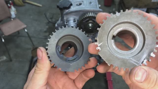 Двигатель 5Е фильм 10 установка ремня ГРМ. Engine 5E film 10 timing belt installation.