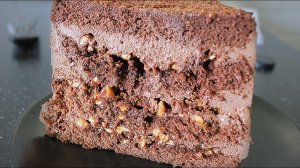 Торт "Сникерс". Муссовая прослойка и Карамель с арахисом. Вкусный и нежный торт