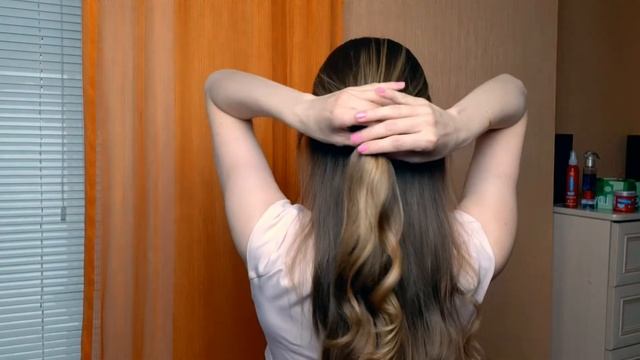 СТИЛЬНАЯ УКЛАДКА НА КАЖДЫЙ ДЕНЬ. ПРОСТОЙ СПОСОБ.