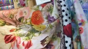 Шарф шёлк крепдешин 150/43 Павловопосадская мануфактура