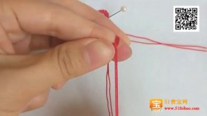 How to make chinese good luck red cord bracelet|DIY fast and easy red string bracelet