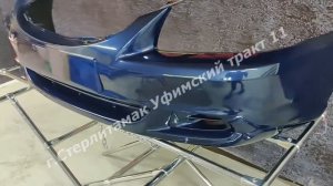 Бампер HYUNDAI ACCENT ТАГАЗ СИНИЙ В04 передний без отверст под ПТФ.КУЗОВКИН(есть все цвета)