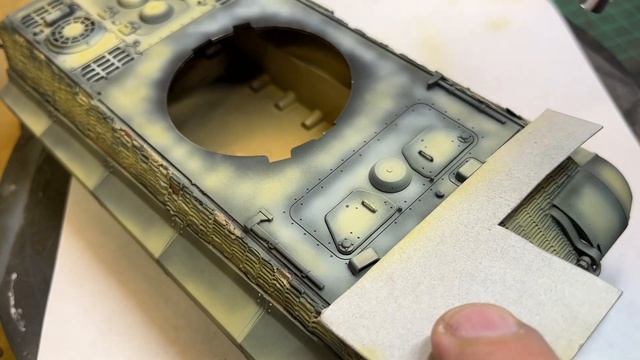 Paint a King Tiger Tank Part 1 135 GREAT RESULTS! tamiya kingtiger scalemodel