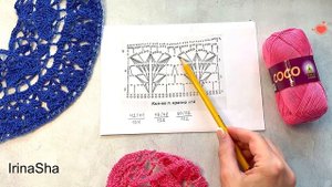 платье крючком ОБЛАКО 1 часть