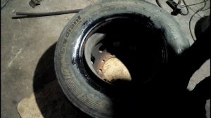 Разборка переднего грузового колеса размером 315/70R22.5....