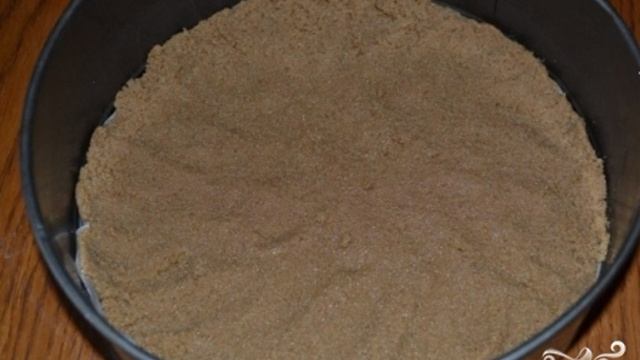 Творожный торт с печеньем