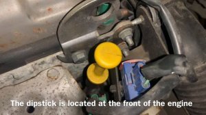 Peugeot 206 Petrol 2006 Engine Oil Level Dipstick Location