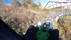 Родельбан Роза хутор (полный круг без тормозов, реальное время)