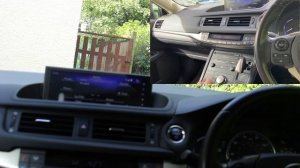 How to set a radio pre-set in the Lexus CT 200h