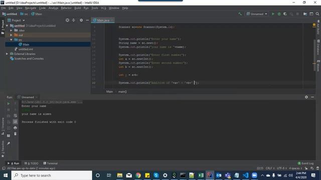 Java tutorial for beginners | Part 5 | Taking Inputs in Java | Scanner Class | Learn java programin