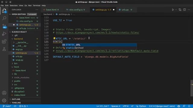 Django & React JS How To Integrate React Into Your Django Project | Full Stack Web App Tutorial смотреть онлайн