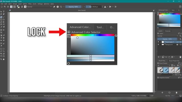 Krita - How to Lock and Unlock Dockers in Krita смотреть онлайн