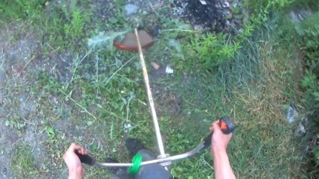 БУДНИ КУРКУЛЯ Кошу траву бензокосой от первого лица