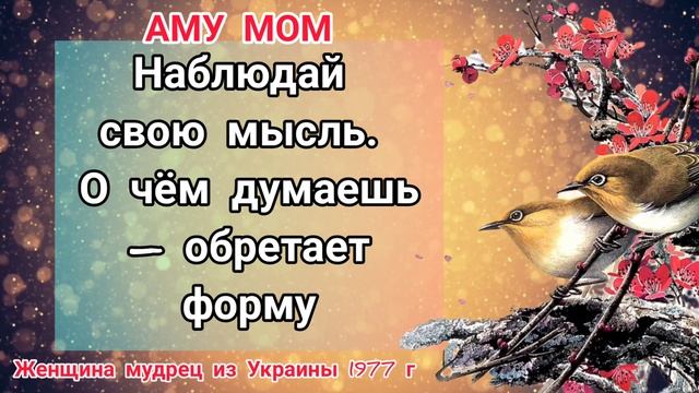 Кто она? Аму Мом - женщина мудрец из Украины. Что излучаете, то и получаете. Мудрая книга смотреть онлайн