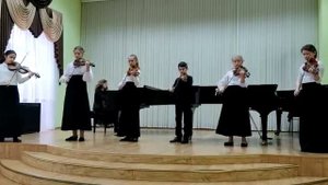 А. Петров "Румба", Ансамбль скрипачей "Класс", г.Невинномысск  (к/ф «Человек-Амфибия»)