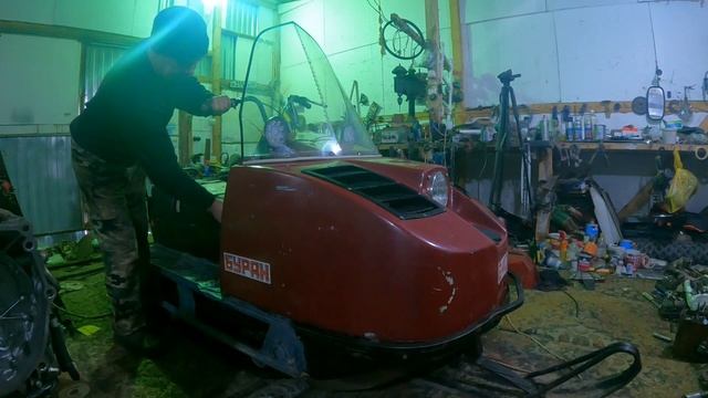 Замена бурановского двигателя на Лончин 20 л/с. смотреть онлайн