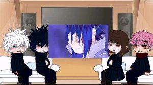 Jujutsu Kaisen react to Naruto! (Team 7 2/? - Sasuke) Angst-?