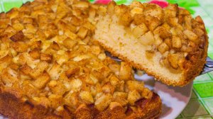 Шарлотка с яблоками по-новому. Как сделать ее идеальной. (все мои секреты в одном видео)