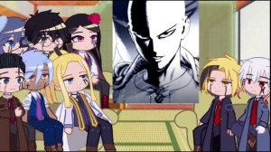Divine Visionaries React To Saitama As Mash's Ancestor || Mashle || Gacha React