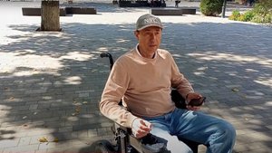 Тест дальности пробега инвалидной коляски с пассажиром 110кг на АКБ LiFePo4 24в 25Ач
