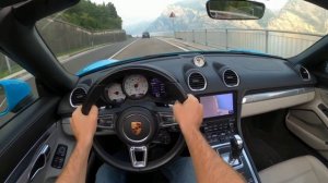 Porsche Boxster 718 Cabrio ( 2.0 300HP ) _Test Drive Review///Порше БОКСТЕР 718 ТЕСТ ДРАЙВ ОБЗОР
