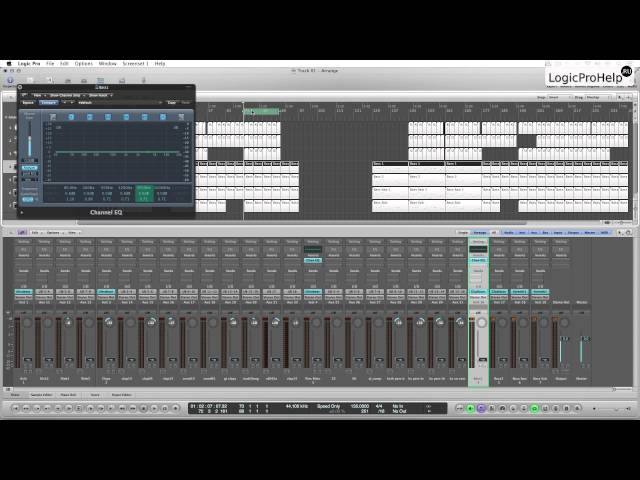 Logic Pro 9. Подготовка к микширования. Урок 8 [Logic Pro Help]