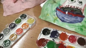 Рисование в детском саду - АвтоПортрет