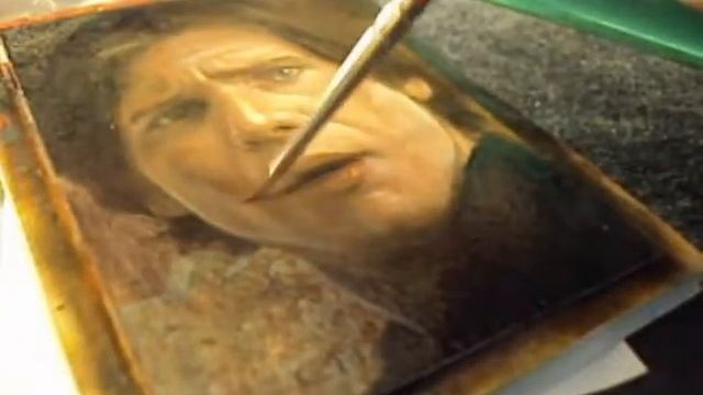 Charles Hall painting han solo sketch card смотреть онлайн