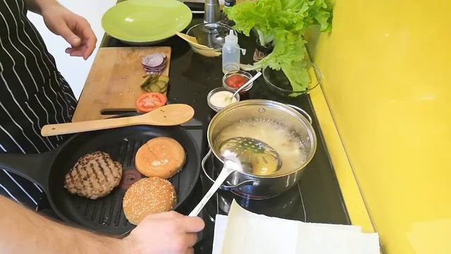 Как приготовить Бургер Как в ресторане/Бомба Бургер/Burger